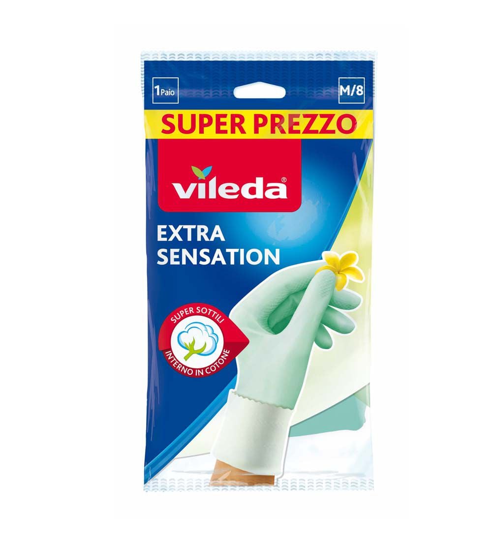 Vileda Guanti Extra Sensation M/8 - -