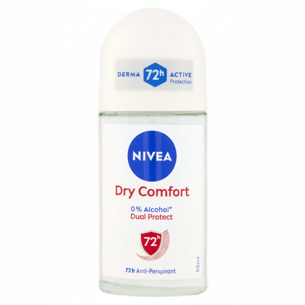 Nivea Dry Comfort Plus Deodorante Roll-On 50 ml, , large