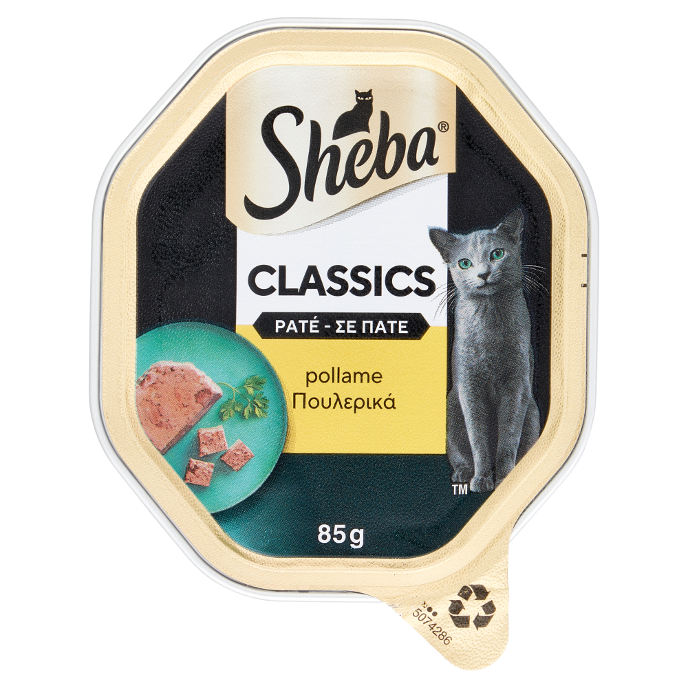 Sheba Classics Pat&egrave; con Pollame 85g, , large