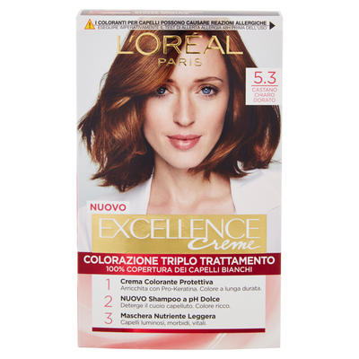 Excellence Crema Colorante Castano Chiaro Dorato N.5.3