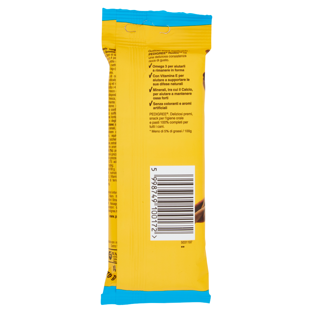 Pedigree Rodeo Ropper Snack Cane con Manzo 4 Pezzi , , large