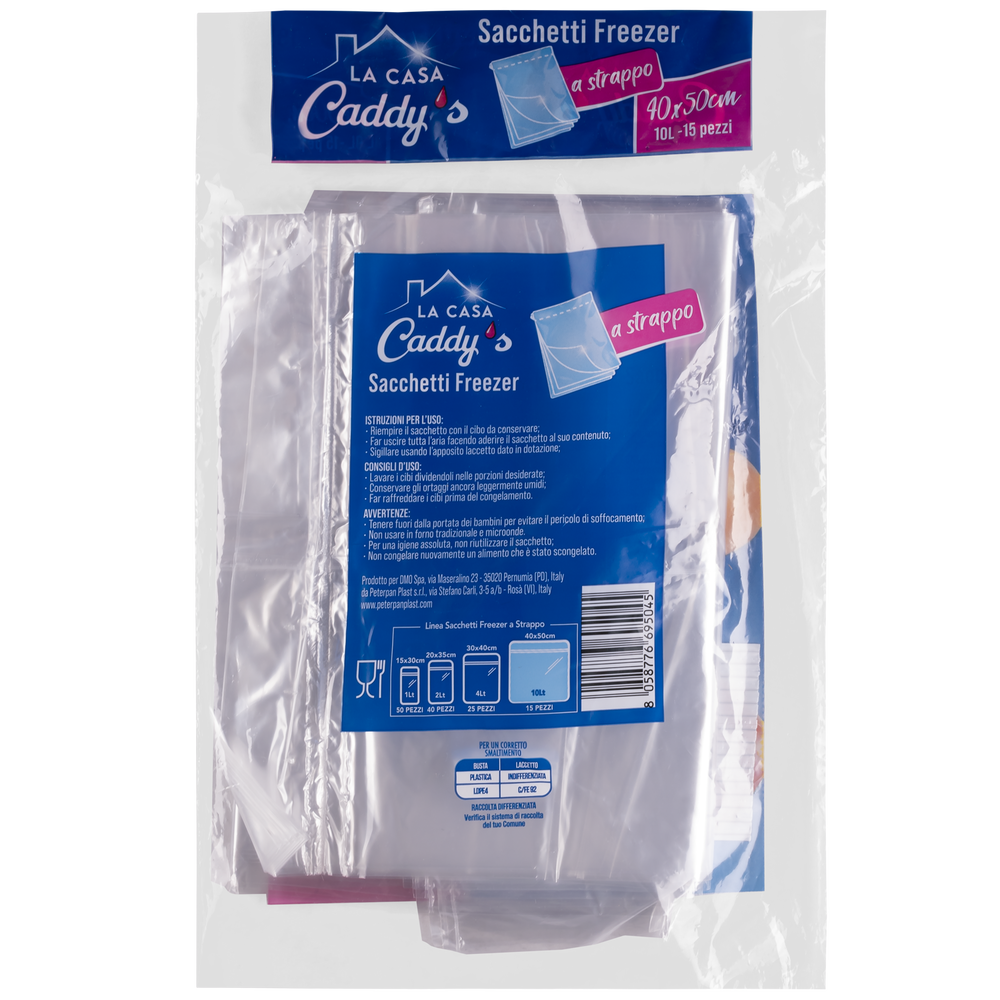 CADDY'S SACCHI GELO STRAPPO 40X50 15PZ, , large