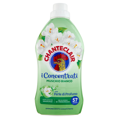 Chanteclair I Concentrati Ammorbidente Muschio Bianco 57 Lavaggi 1140 ml	