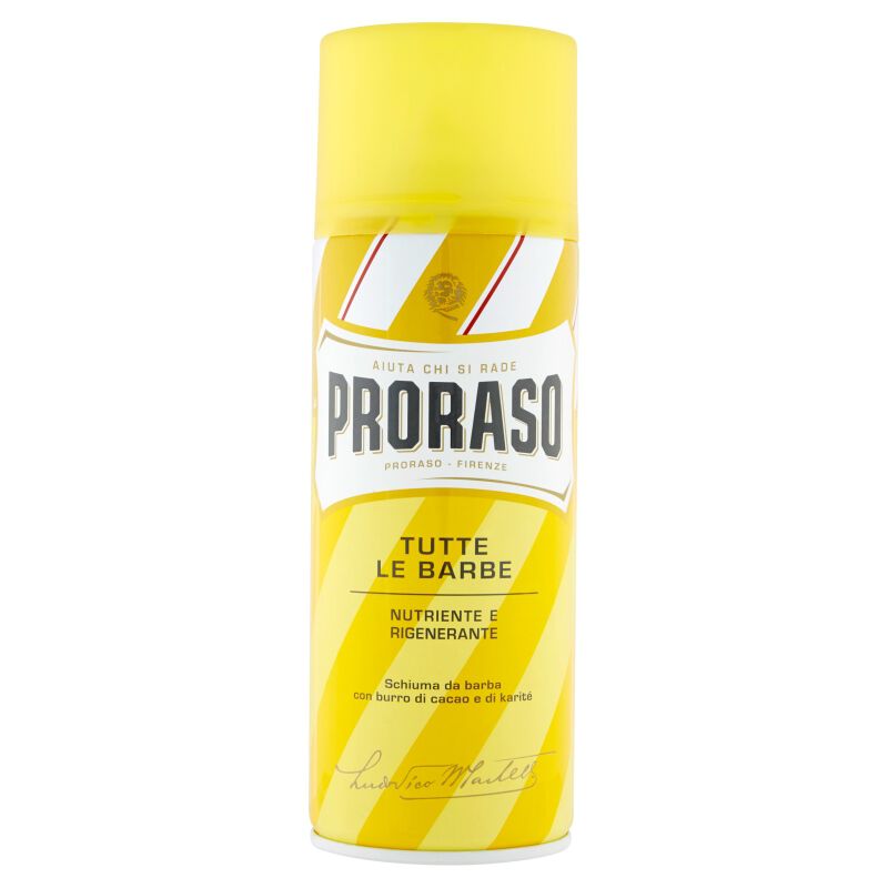 Proraso Burro di Cacao e di Karité Schiuma da Barba 400 ml - -