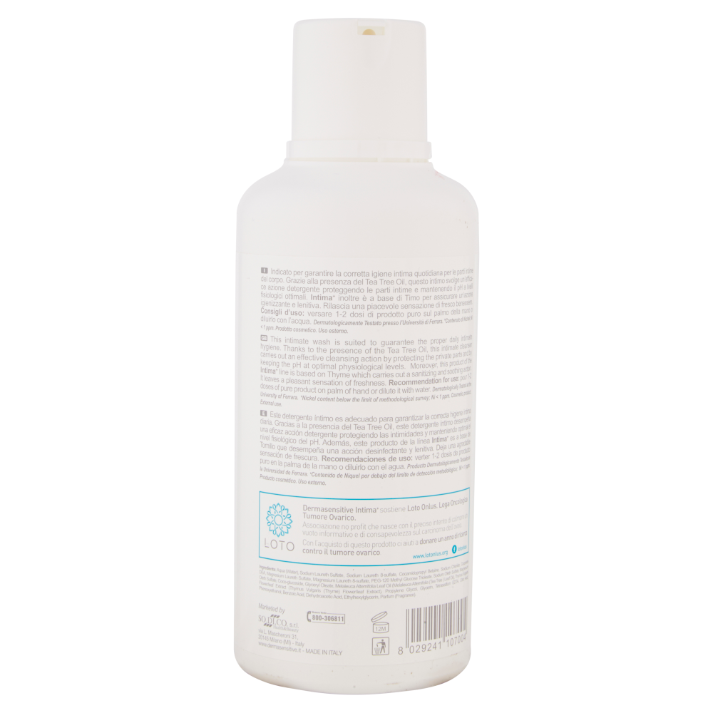 Dermasensitive Intima⁺ Detergente Intimo Attivo pH 3,5 500 ml, , large
