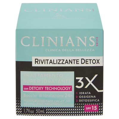 Clinians Rivitalizzante Detox con Detoxy Technology 3X 50 ml