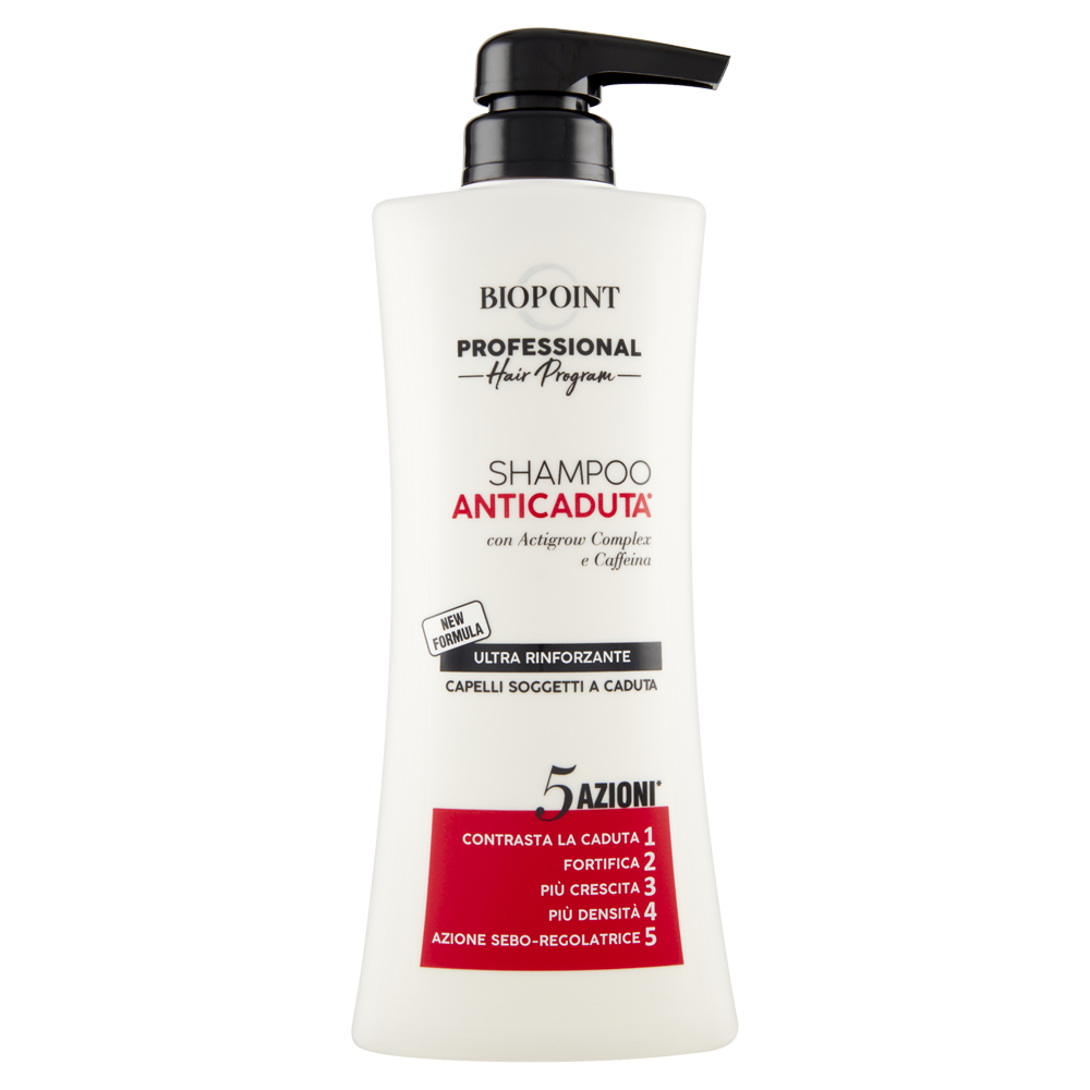 Biopoint Professional Hair Program Shampoo Anticaduta 400 ml, , large