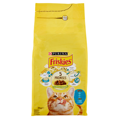 Friskies Gatto Adult con Tonno e con Verdure 2 Kg