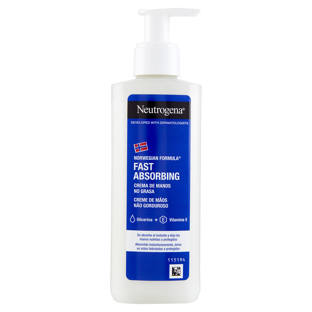 Neutrogena Fast Absorbing Crema Mani 150 ml, , large