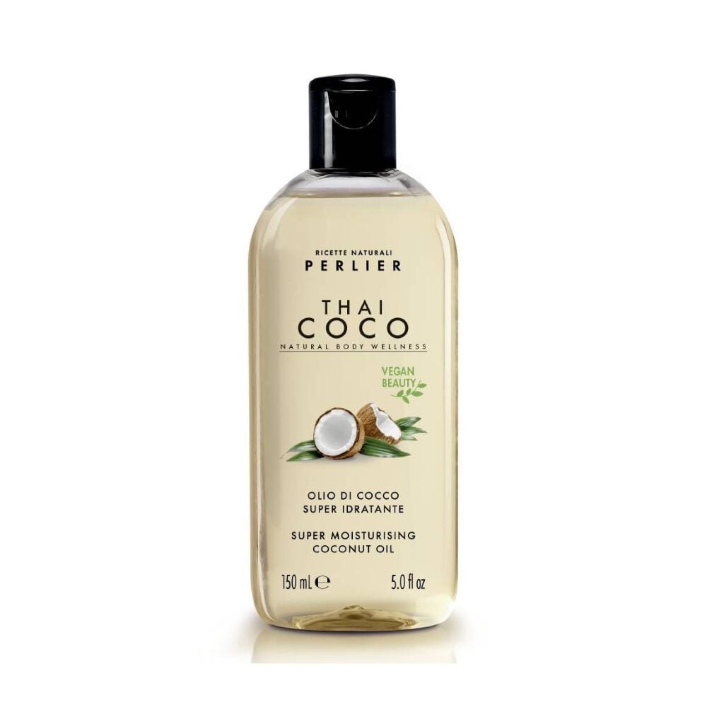 Perlier, Olio Corpo Super Idratante Thai Coco, Nutre In Profondità E Dona Vitalità Alla Pelle Con Purissimo Olio Di Cocco, Ideale Per Pelli Secche E Spente, 150 Ml