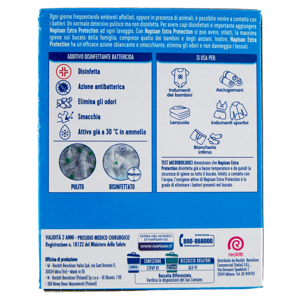 Napisan Additivo Polvere Disinfettante Battericida 500 gr, , large