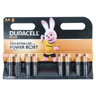 Duracell Plus Powerboost Batterie Alcaline AA 8 Pezzi