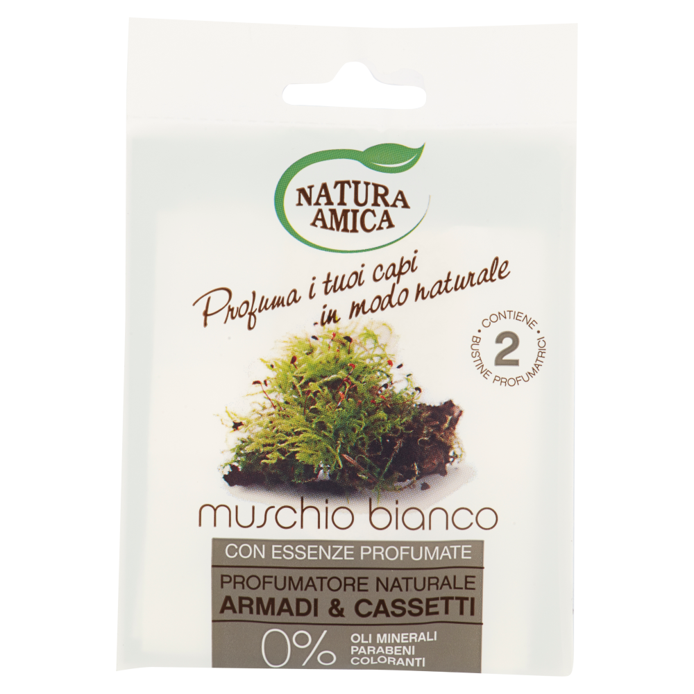 Natura Amica 2 Buste Profumate Muschio Bianco - -
