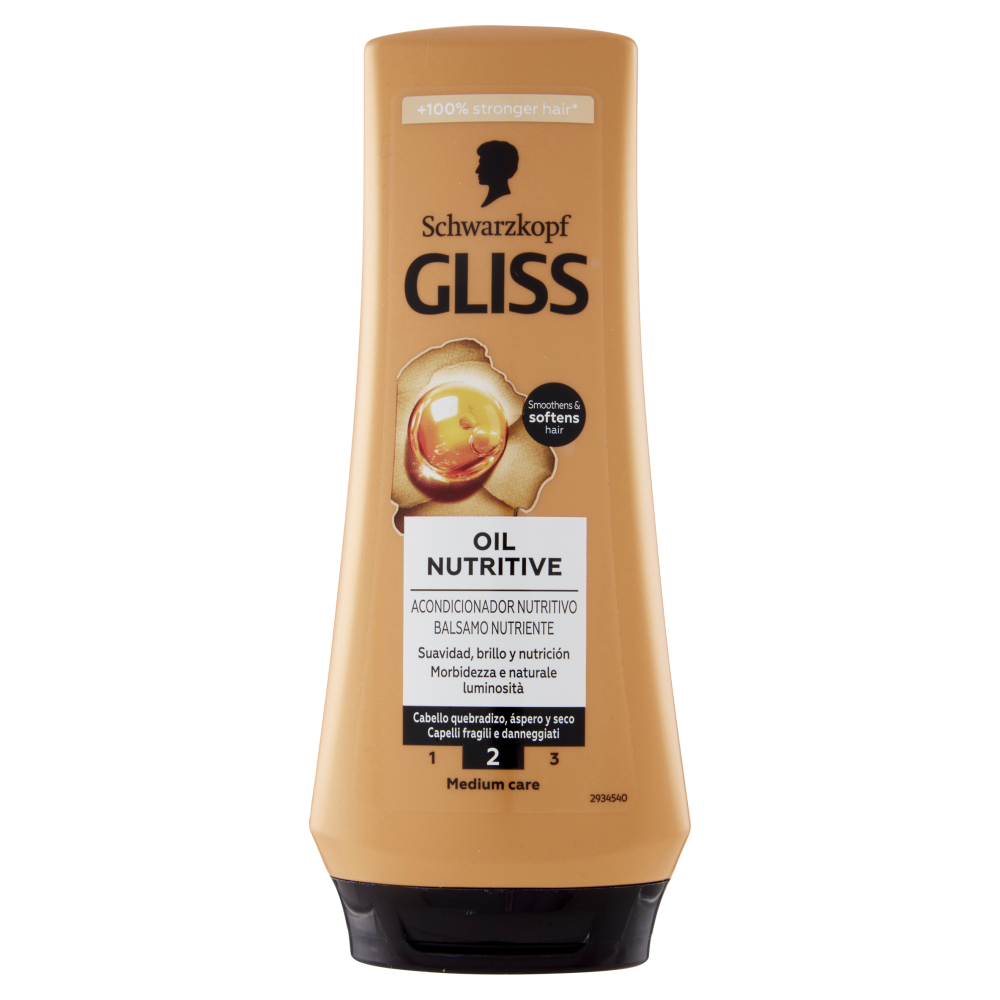 Gliss Hair Oil Nutritive Balsamo 200 ml, , large image number null