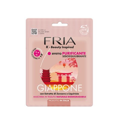 Fria Maschera Viso Monofase Giappone Effetto Purificante Seboequilibrante