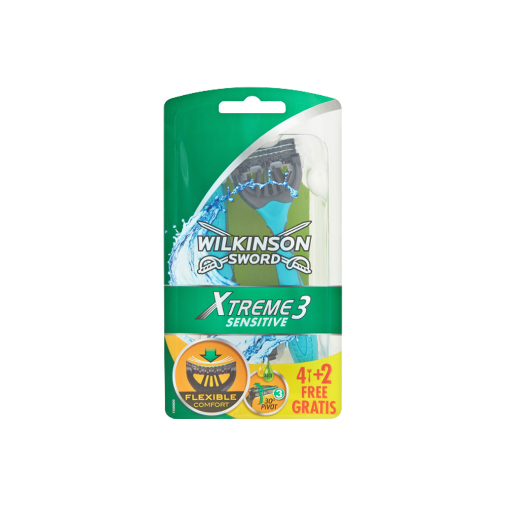 Wilkinson Sword Xtreme3 sensitive 4+2 - -