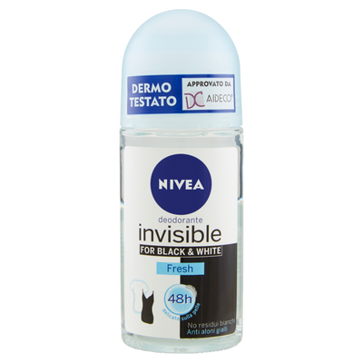Nivea Black & White Invisible Fresh Deodorante Roll-on 50 ml