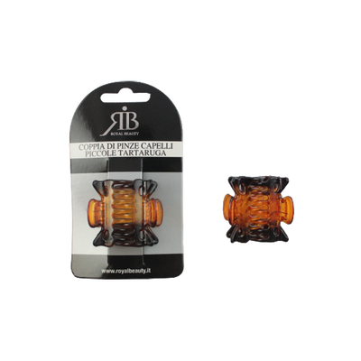 Royal Beauty Coppia Pinze Tartaruga 4 cm