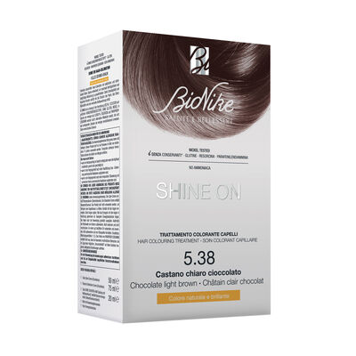 Bionike Shine On Trattamento Colorante Capelli Castano Chiaro Cioccolato N.5.38