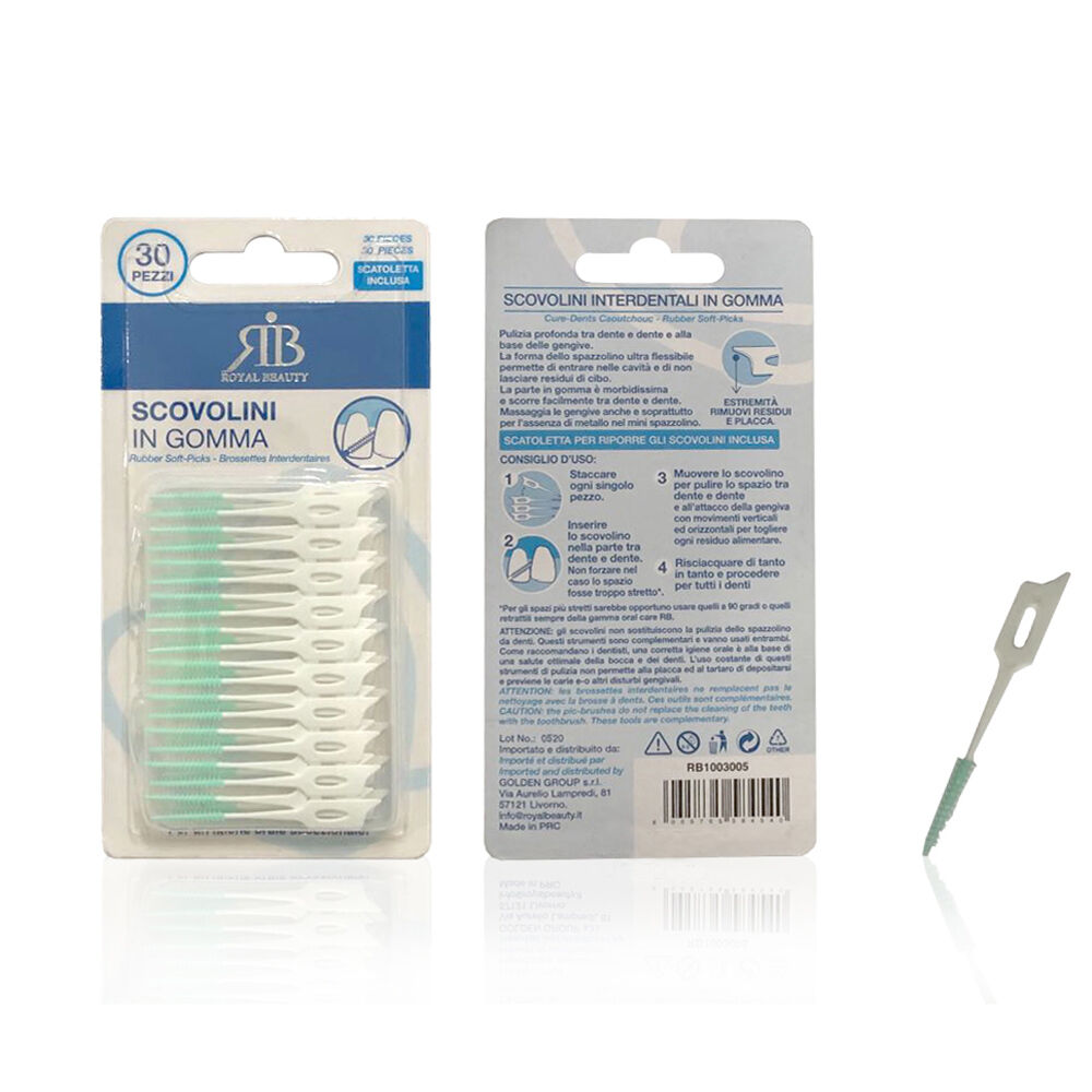 Royal Beauty Scovolini in Gomma-30 Pezzi, , large