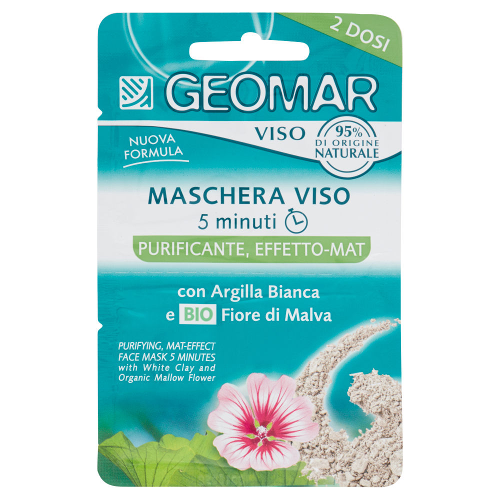 Geomar Viso Maschera Viso Purificante e Effetto-Mat 15 ml, , large