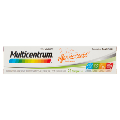 Multicentrum Adulti Multivitaminico Metabolismo Energetico Effervescente 20 Compresse