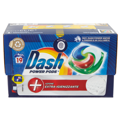 Dash Pods Powder Igienizzante 19 Lavaggi