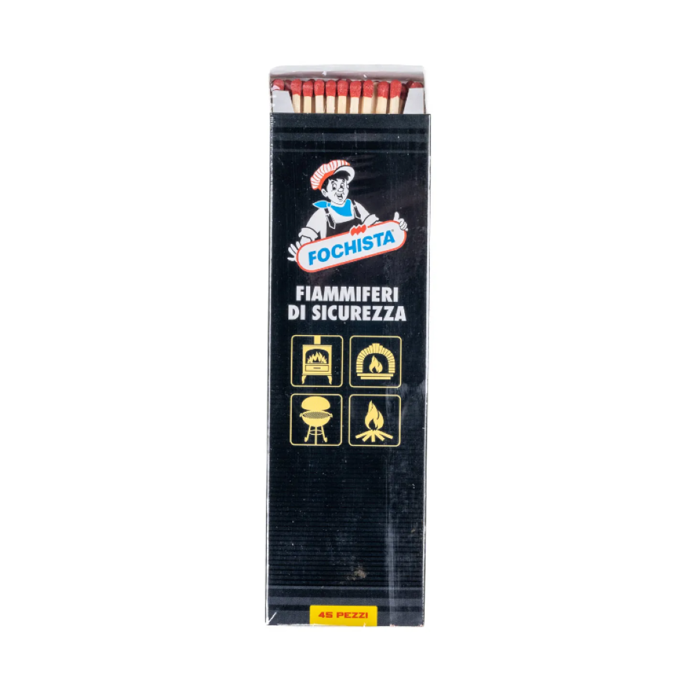 Fochista Fiammiferi di Sicurezza 20cm 45 Pezzi - -