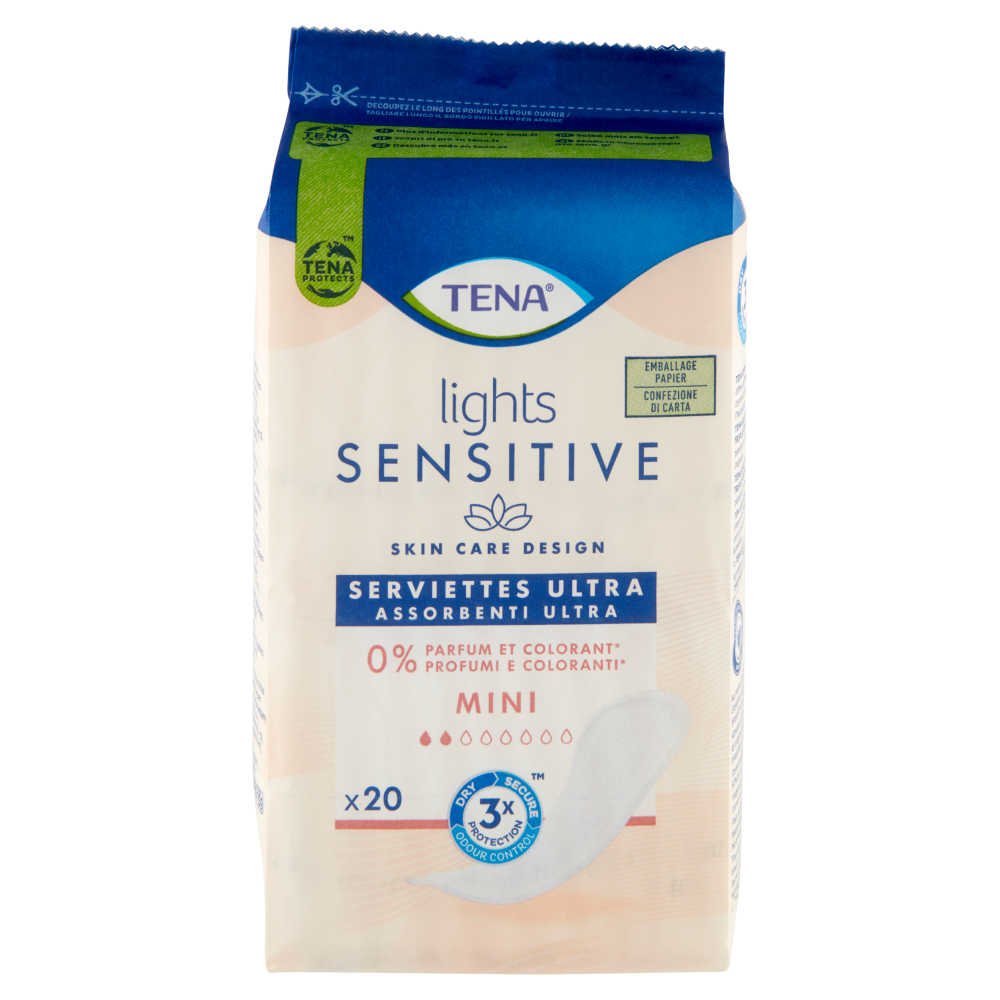 Tena Lights Sensitive Mini 20 - assorbenti - -