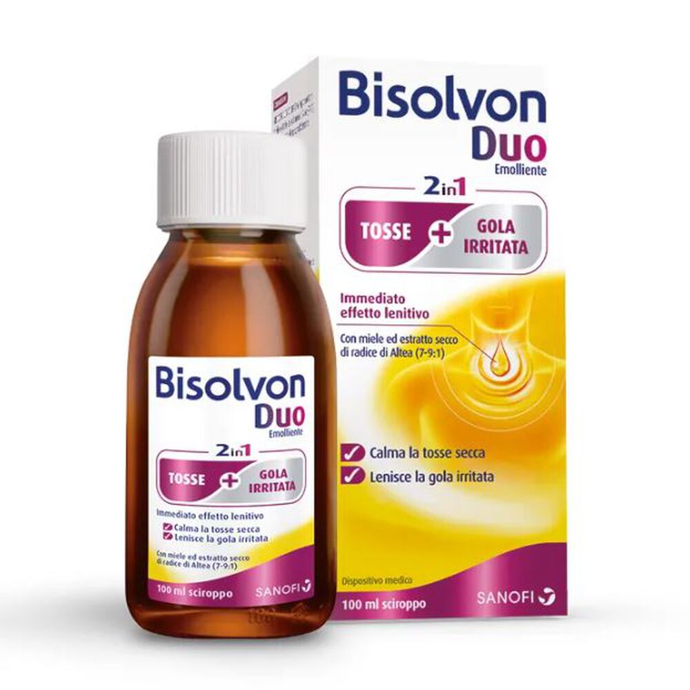 Bisolvon Duo Sciroppo Miele 100 ml, , large