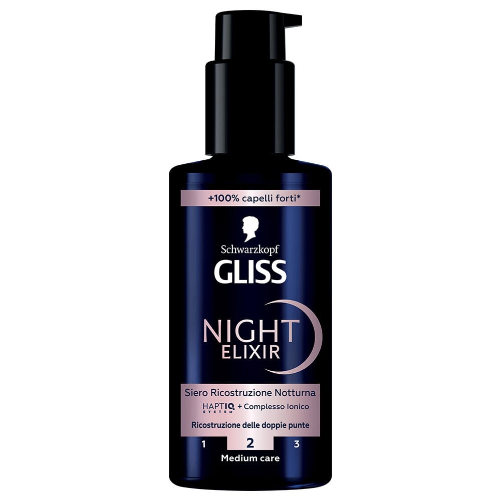 Gliss Night Elisir Siero Ricostruzione Notturna 100 ml - -