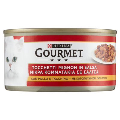 Gourmet Tocchetti Mignon in Salsa con Pollo e Tacchino 195 g