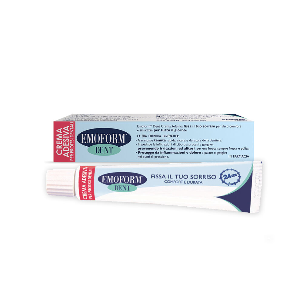 Emoform Dent, Crema Adesiva per Protesi 45 g, , large