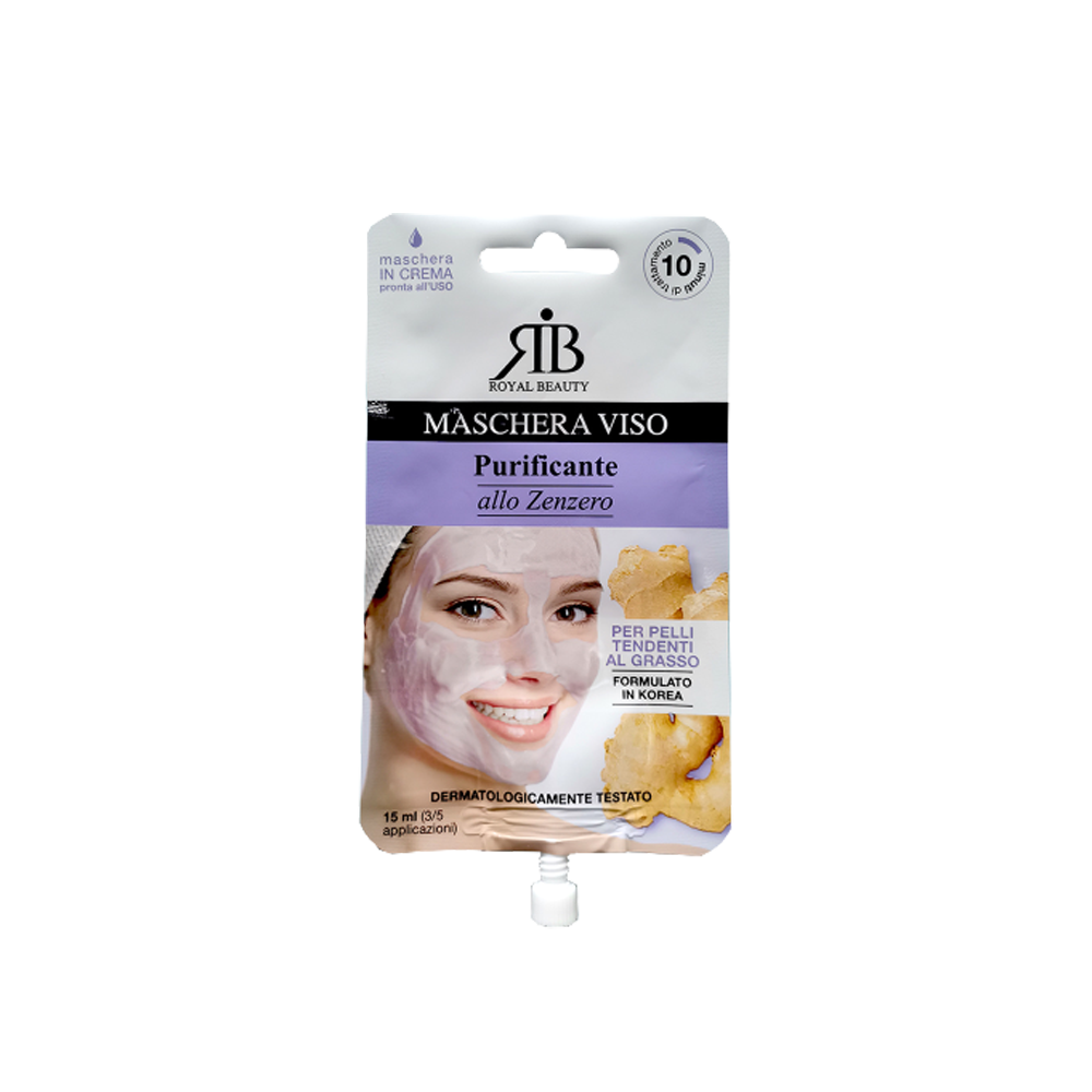 Maschera Viso Monodose Zenzero 15 ml - -