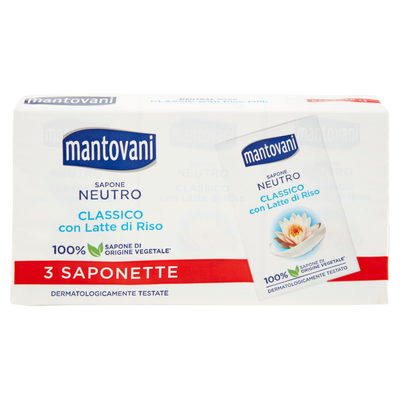 Mantovani Sapone Liquido Neutro 3x90g