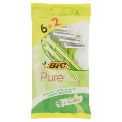Bic Pure Lady 6+2 Rasoi
