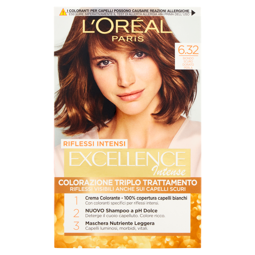 L'Oréal Paris Colorazione Permanente Excellence Intense N.6.32 - -