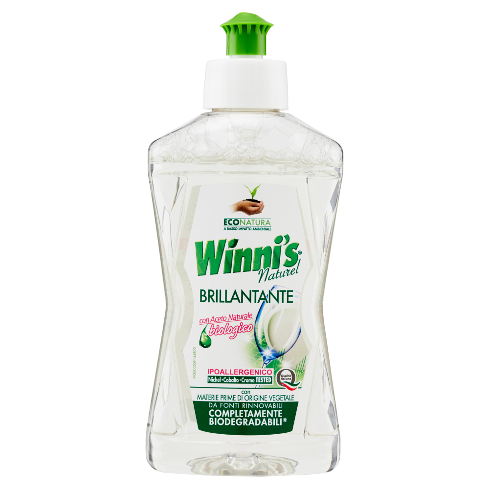 Winni's Naturel Brillantante con Aceto Naturale Biologico 250 ml, , large