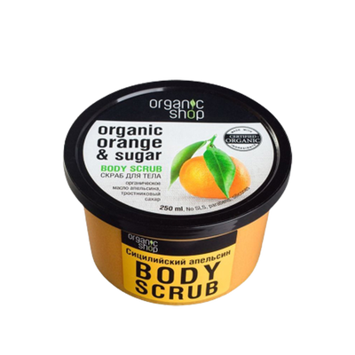 Organic Shop Scrub Esfoliante Arancia 250 ml