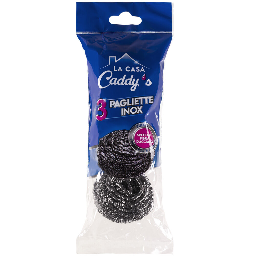 Caddy's Pagliette Inox 3 Pezzi, , large