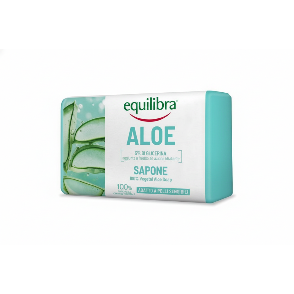 Equilibra Sapone Naturale Aloe 100g, , large