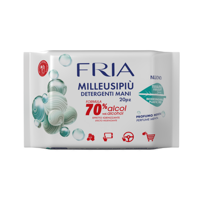 Fria MilleusiPi&ugrave; Detergenti Mani 20 Salviette
