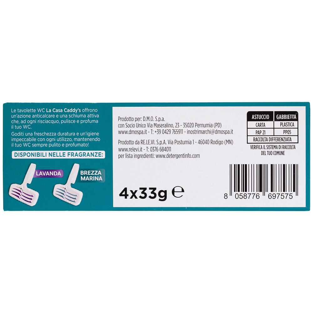 Caddy's Tavolette WC Brezza Marina 4 Pezzi, , large