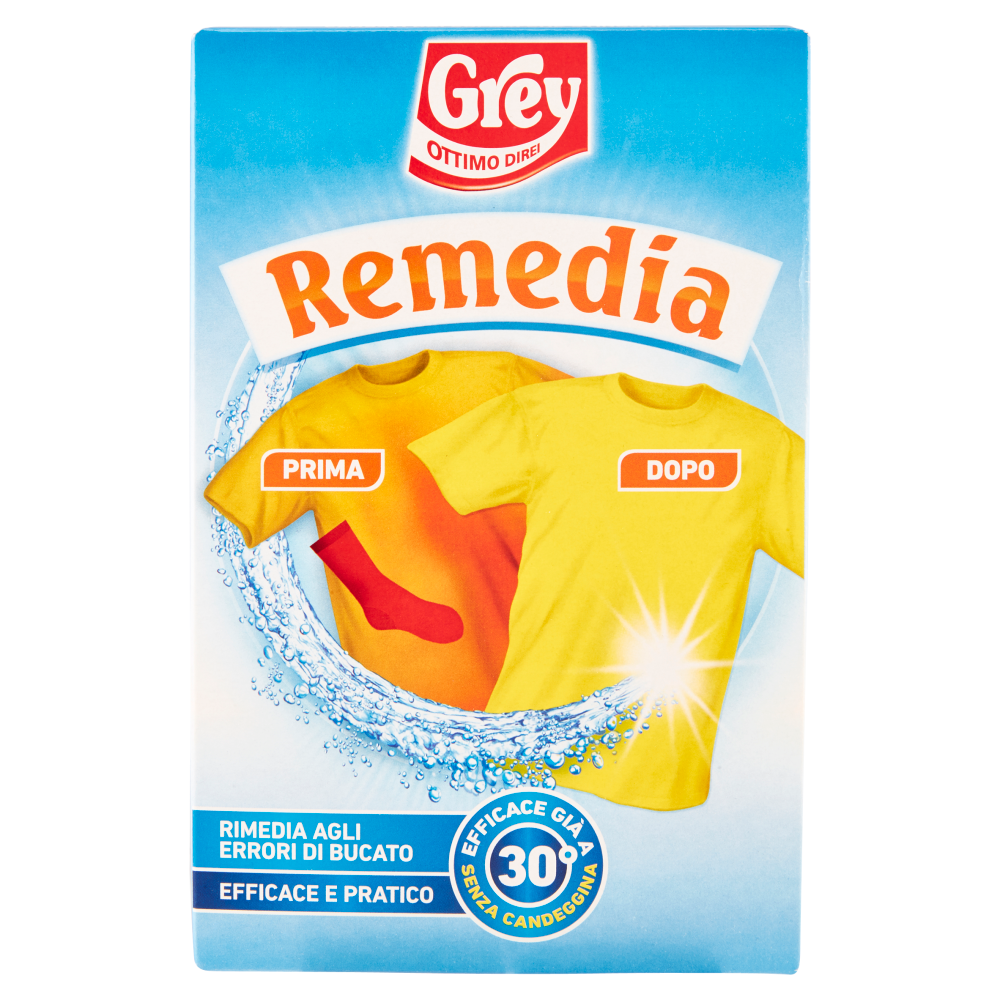 5 Confezioni Grey Remedia Rimedia agli Errori di Bucato Elimina Macchie o Aloni - Immagine 4