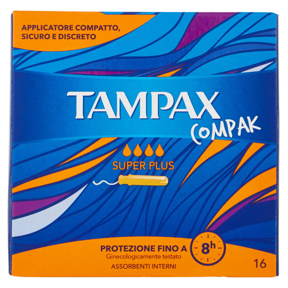Tampax Compak Super Plus 16 Assorbenti - -