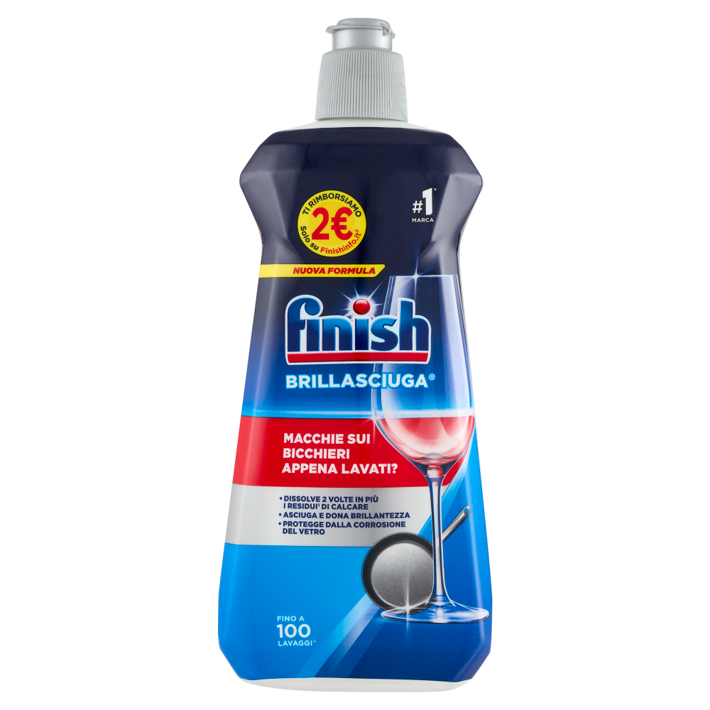 Finish Brillasciuga Regular Brillantante Lavastoviglie 500 ml, , large