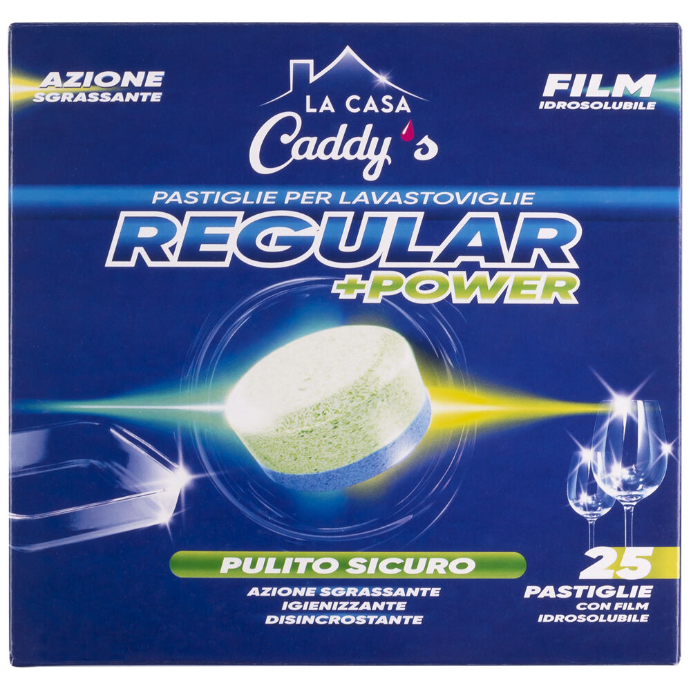Caddy's Tabs Lavastoviglie Regular 25 Pezzi , , large
