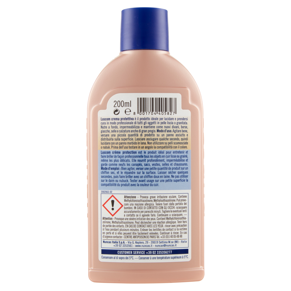 Nuncas Luscom Pelle Crema Protettiva 200 ml, , large