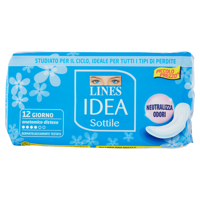 Lines Idea Sottile Anatomico Disteso Assorbenti