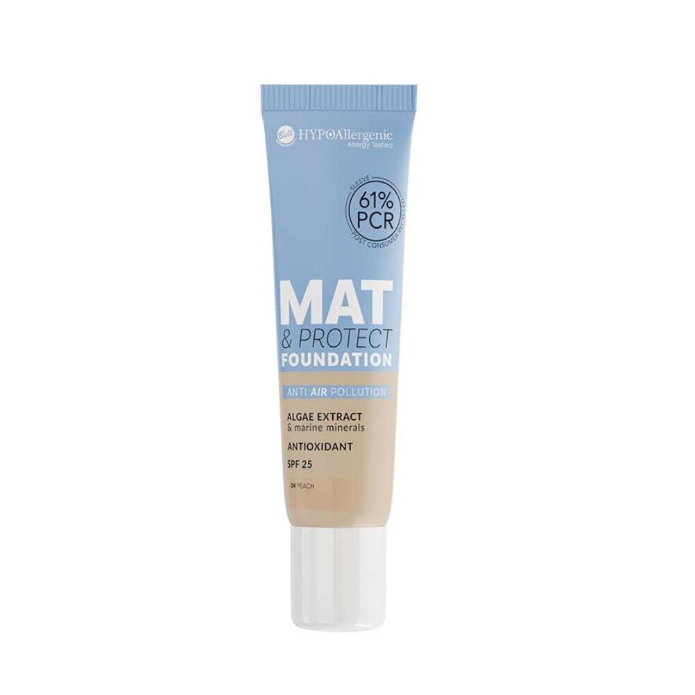 Bell Hypoallergenic Mat & Protect Foundation SPF 25 Peach - -